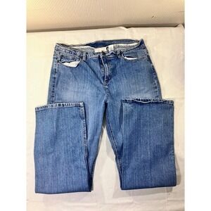 Crazy Horse Jeans Women‎ Size 14 Blue Wash Bootcut Denim Pants
